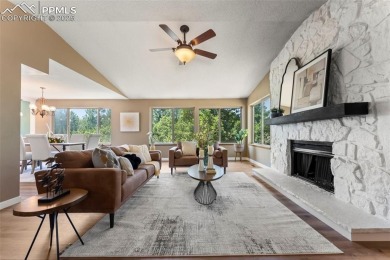 Nestled on a serene cul-de-sac and backing to open space, this on Woodmoor Pines Country Club in Colorado - for sale on GolfHomes.com, golf home, golf lot