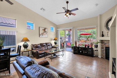 Lovely single-level home with private pool is for sale in the on Las Sendas Golf Club in Arizona - for sale on GolfHomes.com, golf home, golf lot