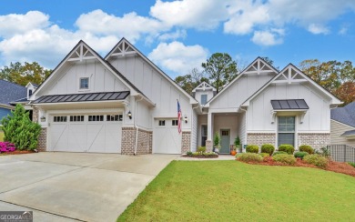 DUNWOODY Model  Covered front porch with brick elevation.  This on Chateau Elan Golf Club  in Georgia - for sale on GolfHomes.com, golf home, golf lot