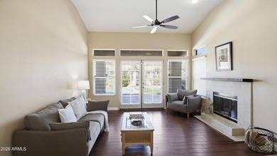 This beautiful single-story 3-bed + den, 2.5-bath home with a on The Foothills Golf Club in Arizona - for sale on GolfHomes.com, golf home, golf lot