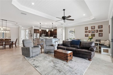 Experience elevated golf course living in this beautifully on Bonita National Golf Course in Florida - for sale on GolfHomes.com, golf home, golf lot