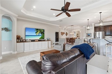 Experience elevated golf course living in this beautifully on Bonita National Golf Course in Florida - for sale on GolfHomes.com, golf home, golf lot