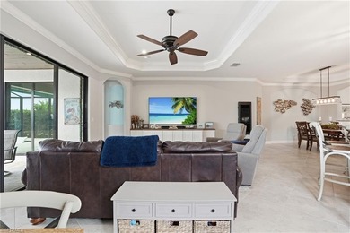 Experience elevated golf course living in this beautifully on Bonita National Golf Course in Florida - for sale on GolfHomes.com, golf home, golf lot