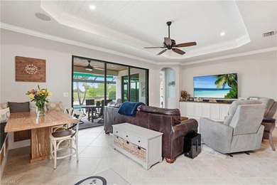 Experience elevated golf course living in this beautifully on Bonita National Golf Course in Florida - for sale on GolfHomes.com, golf home, golf lot