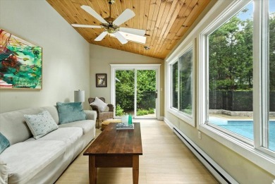 Beach vibes and vintage charm in this historic Grand Beach home on Grand Beach Municipal Golf Course in Michigan - for sale on GolfHomes.com, golf home, golf lot