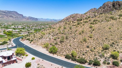 Nestled on the majestic slopes of Dinosaur Mountain, within the on Gold Canyon Golf Resort - Dinosaur Mountain in Arizona - for sale on GolfHomes.com, golf home, golf lot