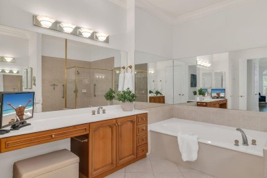 Southern exposure with beautiful lake and golf course views from on The Rookery At Marco in Florida - for sale on GolfHomes.com, golf home, golf lot