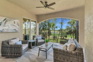 Southern exposure with beautiful lake and golf course views from on The Rookery At Marco in Florida - for sale on GolfHomes.com, golf home, golf lot