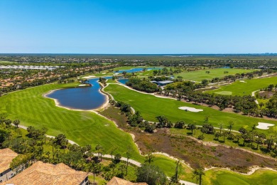Southern exposure with beautiful lake and golf course views from on The Rookery At Marco in Florida - for sale on GolfHomes.com, golf home, golf lot