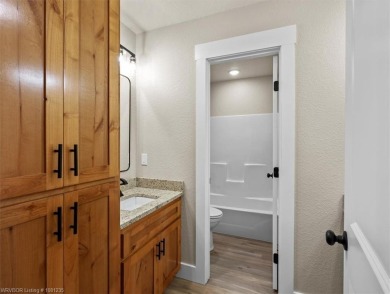 Step into this warm and charming BRAND NEW Construction Home on on Wolf Ridge Golf Course in Oklahoma - for sale on GolfHomes.com, golf home, golf lot