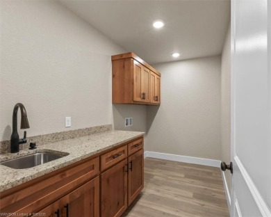 Step into this warm and charming BRAND NEW Construction Home on on Wolf Ridge Golf Course in Oklahoma - for sale on GolfHomes.com, golf home, golf lot