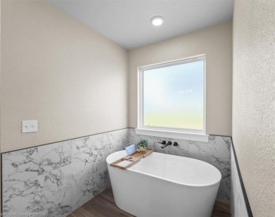 Step into this warm and charming BRAND NEW Construction Home on on Wolf Ridge Golf Course in Oklahoma - for sale on GolfHomes.com, golf home, golf lot