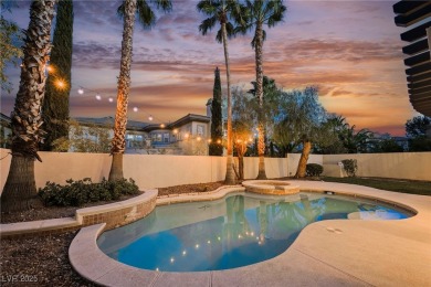 Nestled in a prestigious guard-gated community, this stunning on TPC Las Vegas in Nevada - for sale on GolfHomes.com, golf home, golf lot
