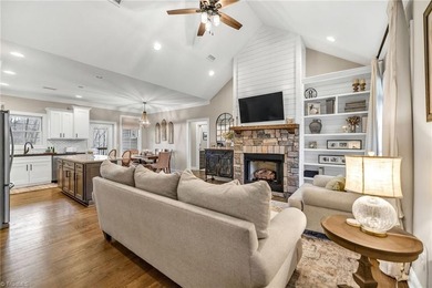 Discover the charm of this custom-built Craftsman home at Mt on Mountain Aire Golf Course in North Carolina - for sale on GolfHomes.com, golf home, golf lot