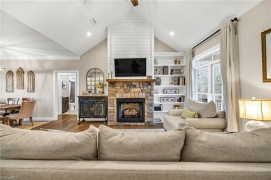 Discover the charm of this custom-built Craftsman home at Mt on Mountain Aire Golf Course in North Carolina - for sale on GolfHomes.com, golf home, golf lot