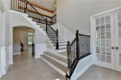 Welcome to this stunning, nearly-new home situated on the 9th on Echelon Golf Club in Georgia - for sale on GolfHomes.com, golf home, golf lot