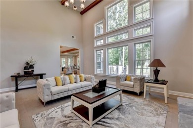 Welcome to this stunning, nearly-new home situated on the 9th on Echelon Golf Club in Georgia - for sale on GolfHomes.com, golf home, golf lot
