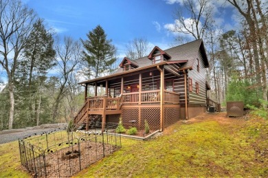 FURNISHED CABIN!!  Charming 3-Bedroom, 3-Bath Log Cabin in the on White Path Golf Club in Georgia - for sale on GolfHomes.com, golf home, golf lot