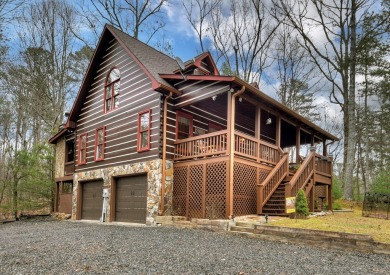 FURNISHED CABIN!!  Charming 3-Bedroom, 3-Bath Log Cabin in the on White Path Golf Club in Georgia - for sale on GolfHomes.com, golf home, golf lot