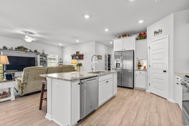 Built in 2022, this thoughtfully designed 3-bedroom, 2-bathroom on River Oaks Golf Plantation  in South Carolina - for sale on GolfHomes.com, golf home, golf lot