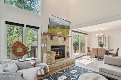 Nicely updated and turn-key, this private residence features 5 on Eagle Vail Golf Course in Colorado - for sale on GolfHomes.com, golf home, golf lot