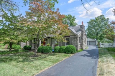 This cape cod style stone beauty in Fairway subdivision is for on Idle Hour Country Club in Kentucky - for sale on GolfHomes.com, golf home, golf lot
