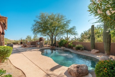 Discover exquisite golf course living in this gorgeous home on Troon North Golf Club  in Arizona - for sale on GolfHomes.com, golf home, golf lot