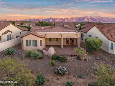 Enjoy sweeping panoramic vistas of the adjacent common area on Saddlebrooke Ranch Golf Club in Arizona - for sale on GolfHomes.com, golf home, golf lot