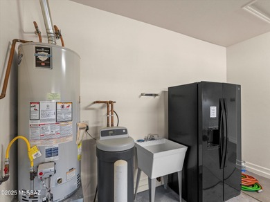 Enjoy sweeping panoramic vistas of the adjacent common area on Saddlebrooke Ranch Golf Club in Arizona - for sale on GolfHomes.com, golf home, golf lot