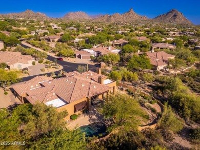 Discover exquisite golf course living in this gorgeous home on Troon North Golf Club  in Arizona - for sale on GolfHomes.com, golf home, golf lot