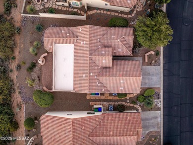 Enjoy sweeping panoramic vistas of the adjacent common area on Saddlebrooke Ranch Golf Club in Arizona - for sale on GolfHomes.com, golf home, golf lot