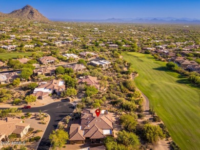 Discover exquisite golf course living in this gorgeous home on Troon North Golf Club  in Arizona - for sale on GolfHomes.com, golf home, golf lot