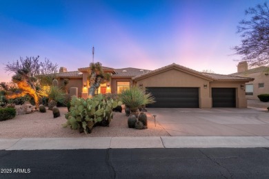 Discover exquisite golf course living in this gorgeous home on Troon North Golf Club  in Arizona - for sale on GolfHomes.com, golf home, golf lot