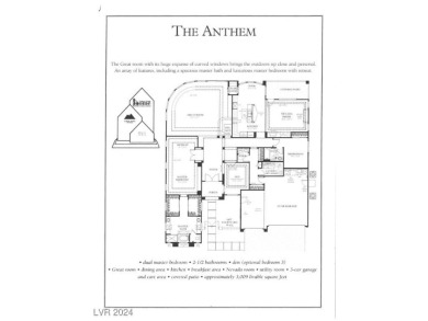 Highly Upgraded Anthem Floorplan on .20 acre premium elevated on Revere Golf Club in Nevada - for sale on GolfHomes.com, golf home, golf lot