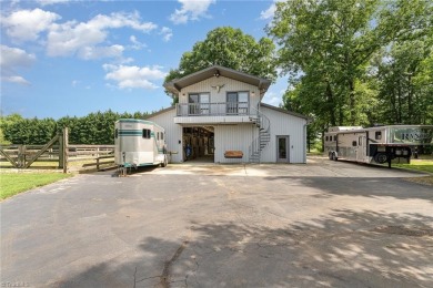 Equestrian dream on 12 acres with 360? farm views! You are right on Greensboro National Golf Club in North Carolina - for sale on GolfHomes.com, golf home, golf lot
