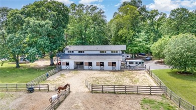 Equestrian dream on 12 acres with 360? farm views! You are right on Greensboro National Golf Club in North Carolina - for sale on GolfHomes.com, golf home, golf lot