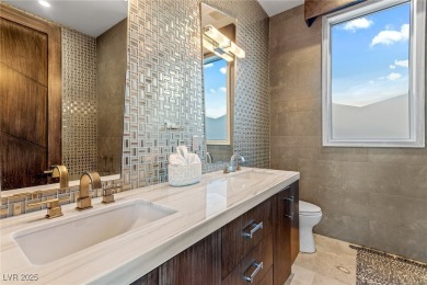 Architecturally stunning custom home w/golf, mountain  iconic on Bears Best Las Vegas Golf Club in Nevada - for sale on GolfHomes.com, golf home, golf lot