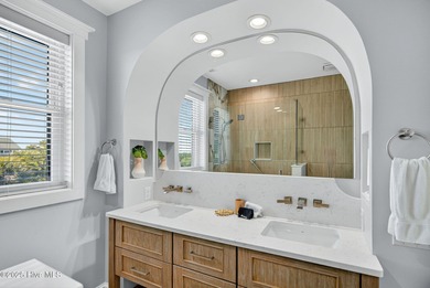 AWE-INSPIRING VIEWS! This like new home (completed in 2023) has on Bald Head Island Golf Club in North Carolina - for sale on GolfHomes.com, golf home, golf lot