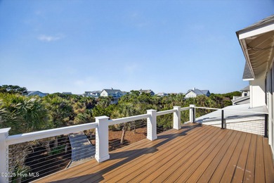 AWE-INSPIRING VIEWS! This like new home (completed in 2023) has on Bald Head Island Golf Club in North Carolina - for sale on GolfHomes.com, golf home, golf lot