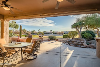 Perfectly situated on the 7th hole of the Granite Falls North on Sun City Grand Golf Couse and Club in Arizona - for sale on GolfHomes.com, golf home, golf lot