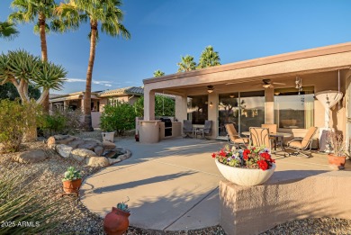 Perfectly situated on the 7th hole of the Granite Falls North on Sun City Grand Golf Couse and Club in Arizona - for sale on GolfHomes.com, golf home, golf lot