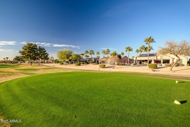 Perfectly situated on the 7th hole of the Granite Falls North on Sun City Grand Golf Couse and Club in Arizona - for sale on GolfHomes.com, golf home, golf lot