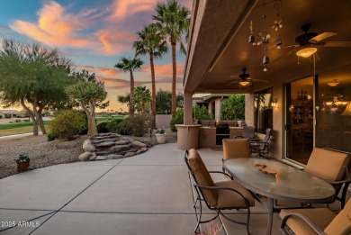 Perfectly situated on the 7th hole of the Granite Falls North on Sun City Grand Golf Couse and Club in Arizona - for sale on GolfHomes.com, golf home, golf lot