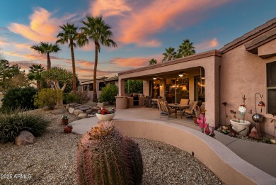 Perfectly situated on the 7th hole of the Granite Falls North on Sun City Grand Golf Couse and Club in Arizona - for sale on GolfHomes.com, golf home, golf lot