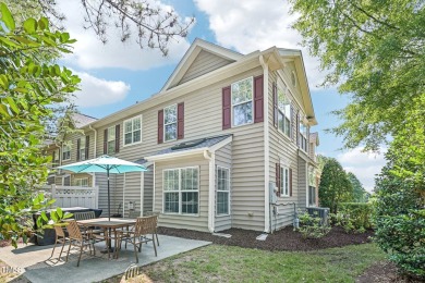 Fabulous end-unit townhome in Raleigh's Brier Creek Country Club on Brier Creek Country Club in North Carolina - for sale on GolfHomes.com, golf home, golf lot