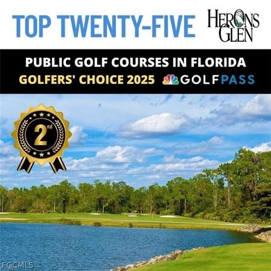 Enjoy easy maintenance living with no carpet, featuring tile and on Herons Glen Golf and Country Club in Florida - for sale on GolfHomes.com, golf home, golf lot