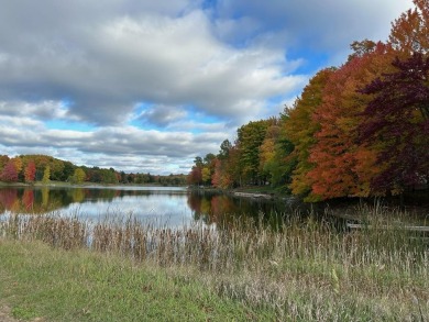 Rare Find!  Over 1 acre + 200' Waterfrontage on Fawn Lake on Canadian Lakes Country Club-The Royal Course in Michigan - for sale on GolfHomes.com, golf home, golf lot