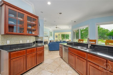 Located only a minute from the Oakridge gate, this custom stucco on The Landings Club - Marshwood in Georgia - for sale on GolfHomes.com, golf home, golf lot
