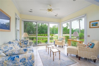 Located only a minute from the Oakridge gate, this custom stucco on The Landings Club - Marshwood in Georgia - for sale on GolfHomes.com, golf home, golf lot
