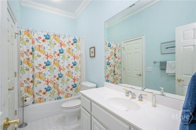 Located only a minute from the Oakridge gate, this custom stucco on The Landings Club - Marshwood in Georgia - for sale on GolfHomes.com, golf home, golf lot
